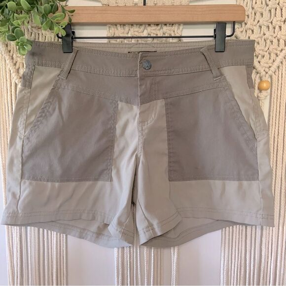 PRANA Women’s Asha Two Tone Water Resistant Quick Dry Shorts Size 6 - Picture 1 of 10